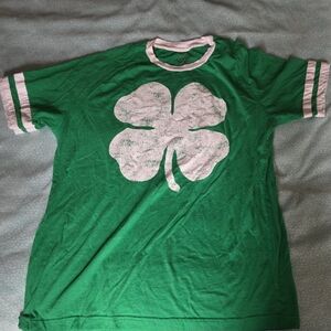 Green Clover Graphic Tee